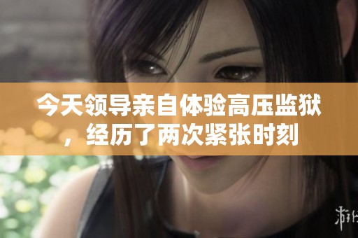 今天领导亲自体验高压监狱，经历了两次紧张时刻