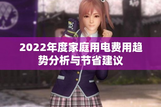 2022年度家庭用电费用趋势分析与节省建议