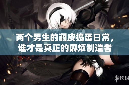 两个男生的调皮捣蛋日常，谁才是真正的麻烦制造者