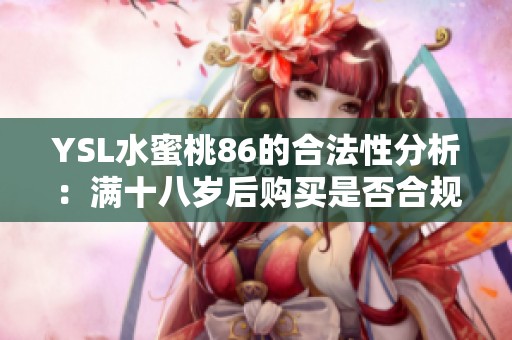 YSL水蜜桃86的合法性分析：满十八岁后购买是否合规