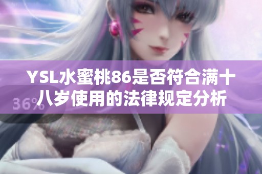 YSL水蜜桃86是否符合满十八岁使用的法律规定分析