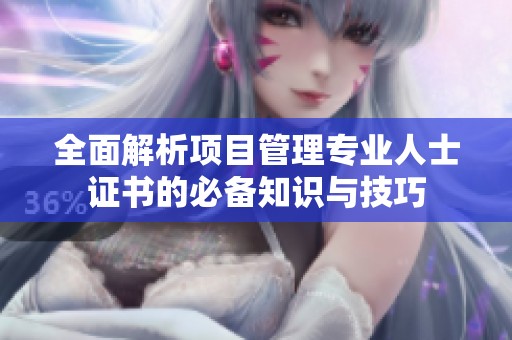 全面解析项目管理专业人士证书的必备知识与技巧