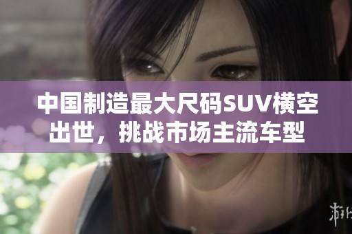 中国制造最大尺码SUV横空出世，挑战市场主流车型
