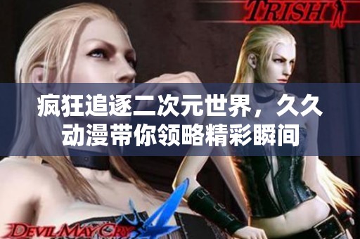 疯狂追逐二次元世界，久久动漫带你领略精彩瞬间