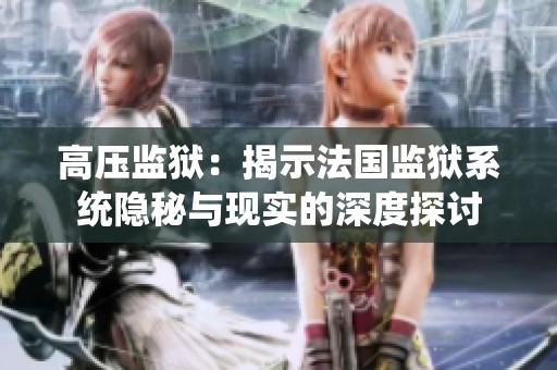 高压监狱：揭示法国监狱系统隐秘与现实的深度探讨