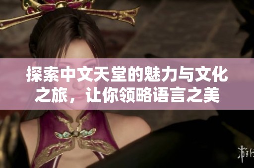 探索中文天堂的魅力与文化之旅，让你领略语言之美