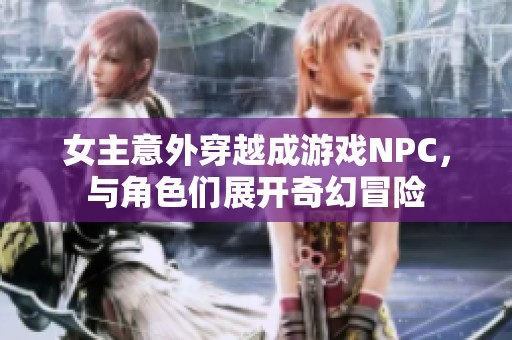 女主意外穿越成游戏NPC，与角色们展开奇幻冒险