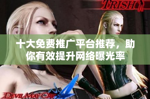 十大免费推广平台推荐，助你有效提升网络曝光率