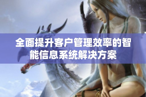 全面提升客户管理效率的智能信息系统解决方案
