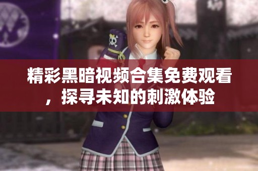精彩黑暗视频合集免费观看，探寻未知的刺激体验