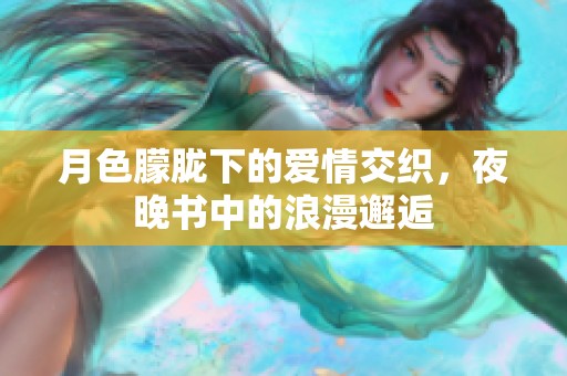 月色朦胧下的爱情交织，夜晚书中的浪漫邂逅