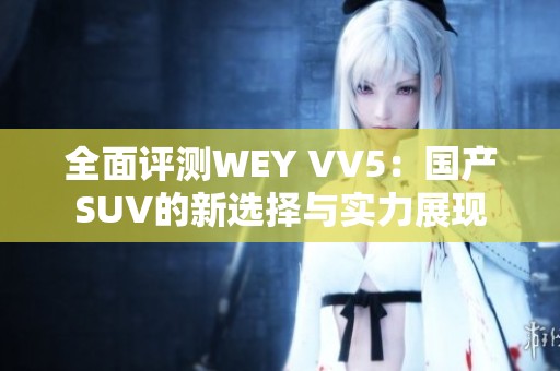 全面评测WEY VV5：国产SUV的新选择与实力展现