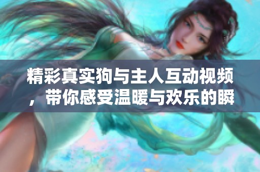 精彩真实狗与主人互动视频，带你感受温暖与欢乐的瞬间