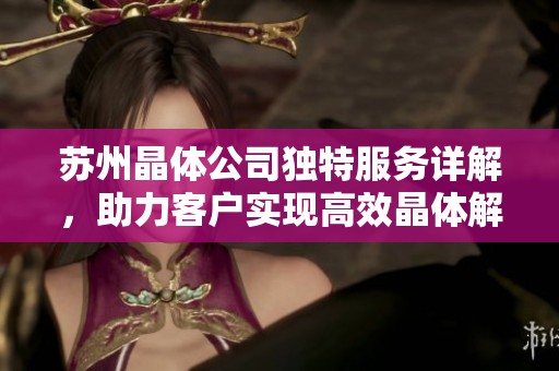 苏州晶体公司独特服务详解，助力客户实现高效晶体解决方案