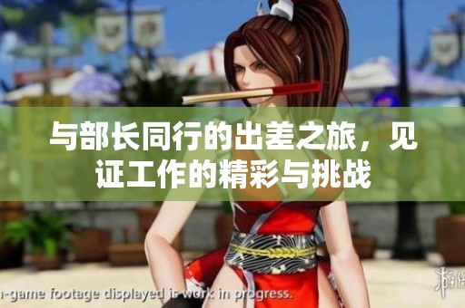 与部长同行的出差之旅，见证工作的精彩与挑战