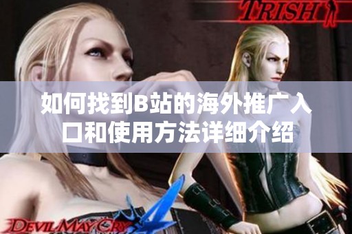 如何找到B站的海外推广入口和使用方法详细介绍