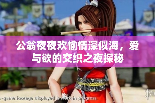 公翁夜夜欢愉情深似海，爱与欲的交织之夜探秘