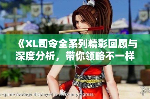 《XL司令全系列精彩回顾与深度分析，带你领略不一样的世界》