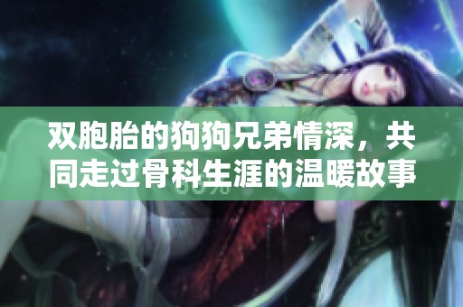 双胞胎的狗狗兄弟情深，共同走过骨科生涯的温暖故事