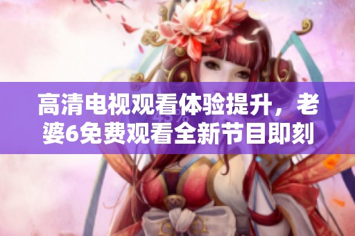 高清电视观看体验提升，老婆6免费观看全新节目即刻开启
