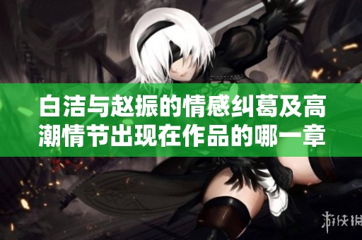 白洁与赵振的情感纠葛及高潮情节出现在作品的哪一章节中
