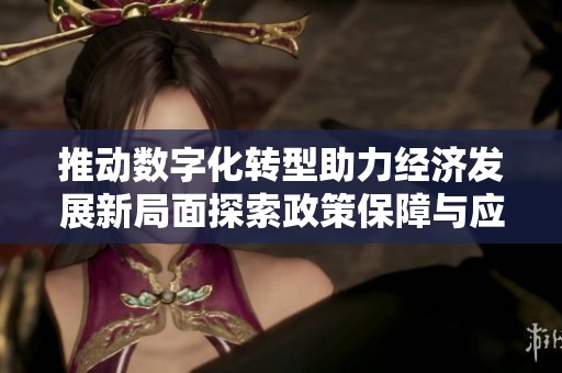 推动数字化转型助力经济发展新局面探索政策保障与应用实践的有效结合