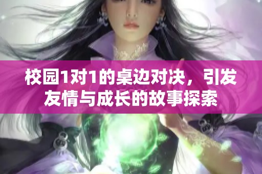 校园1对1的桌边对决，引发友情与成长的故事探索