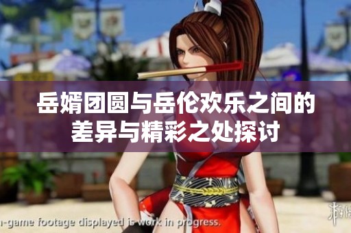 岳婿团圆与岳伦欢乐之间的差异与精彩之处探讨