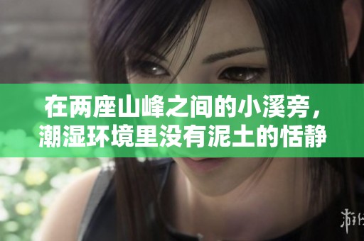 在两座山峰之间的小溪旁，潮湿环境里没有泥土的恬静生活