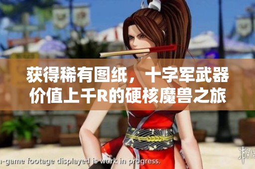 获得稀有图纸，十字军武器价值上千R的硬核魔兽之旅