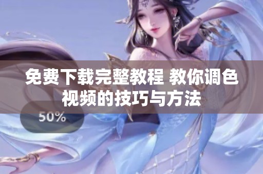 免费下载完整教程 教你调色视频的技巧与方法