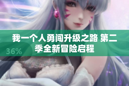 我一个人勇闯升级之路 第二季全新冒险启程