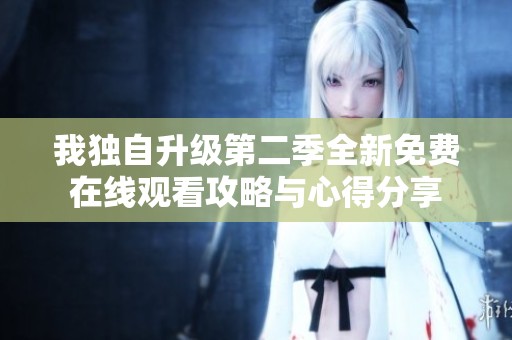 我独自升级第二季全新免费在线观看攻略与心得分享