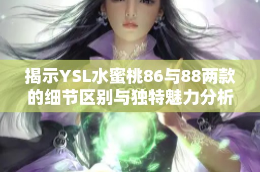 揭示YSL水蜜桃86与88两款的细节区别与独特魅力分析