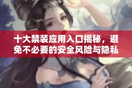 十大禁装应用入口揭秘，避免不必要的安全风险与隐私问题
