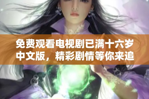 免费观看电视剧已满十六岁中文版，精彩剧情等你来追逐