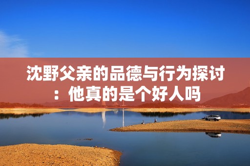 沈野父亲的品德与行为探讨：他真的是个好人吗