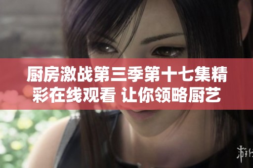 厨房激战第三季第十七集精彩在线观看 让你领略厨艺对决的魅力