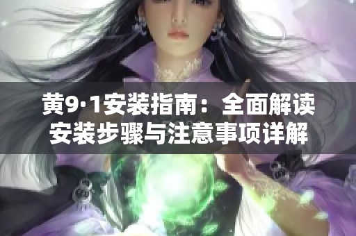 黄9·1安装指南：全面解读安装步骤与注意事项详解