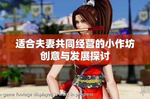 适合夫妻共同经营的小作坊创意与发展探讨