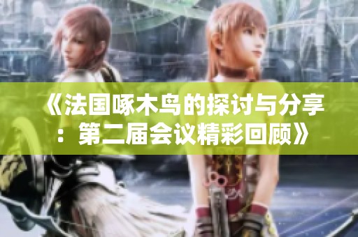 《法国啄木鸟的探讨与分享：第二届会议精彩回顾》