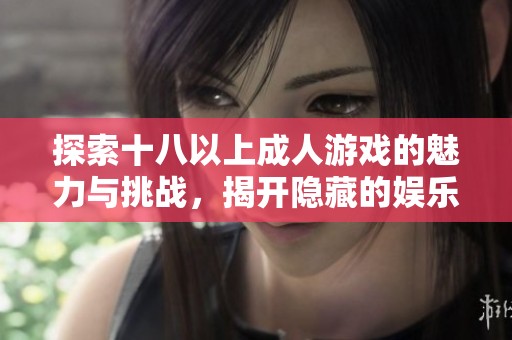 探索十八以上成人游戏的魅力与挑战，揭开隐藏的娱乐世界