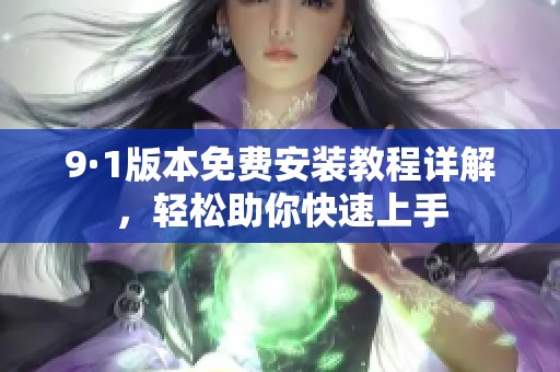 9·1版本免费安装教程详解，轻松助你快速上手