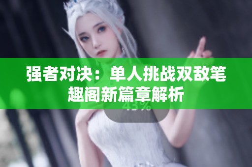 强者对决：单人挑战双敌笔趣阁新篇章解析