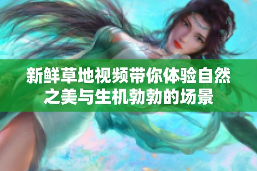 新鲜草地视频带你体验自然之美与生机勃勃的场景