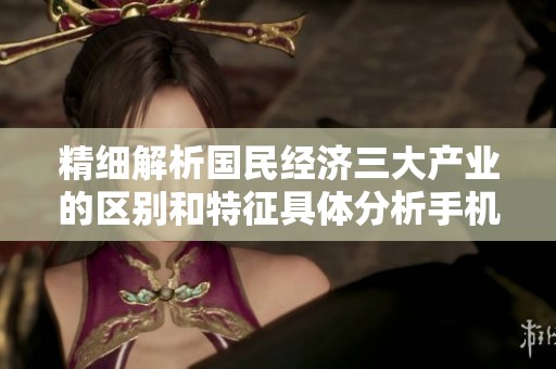 精细解析国民经济三大产业的区别和特征具体分析手机行业